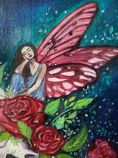 "Disconnected" (Study) - Mixed Media and Oil on Paper