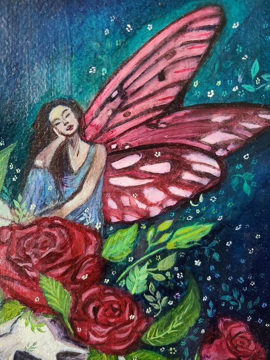 "Disconnected" (Study) - Mixed Media and Oil on Paper