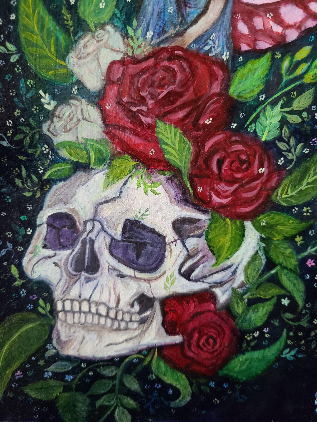"Disconnected" (Study) - Mixed Media and Oil on Paper
